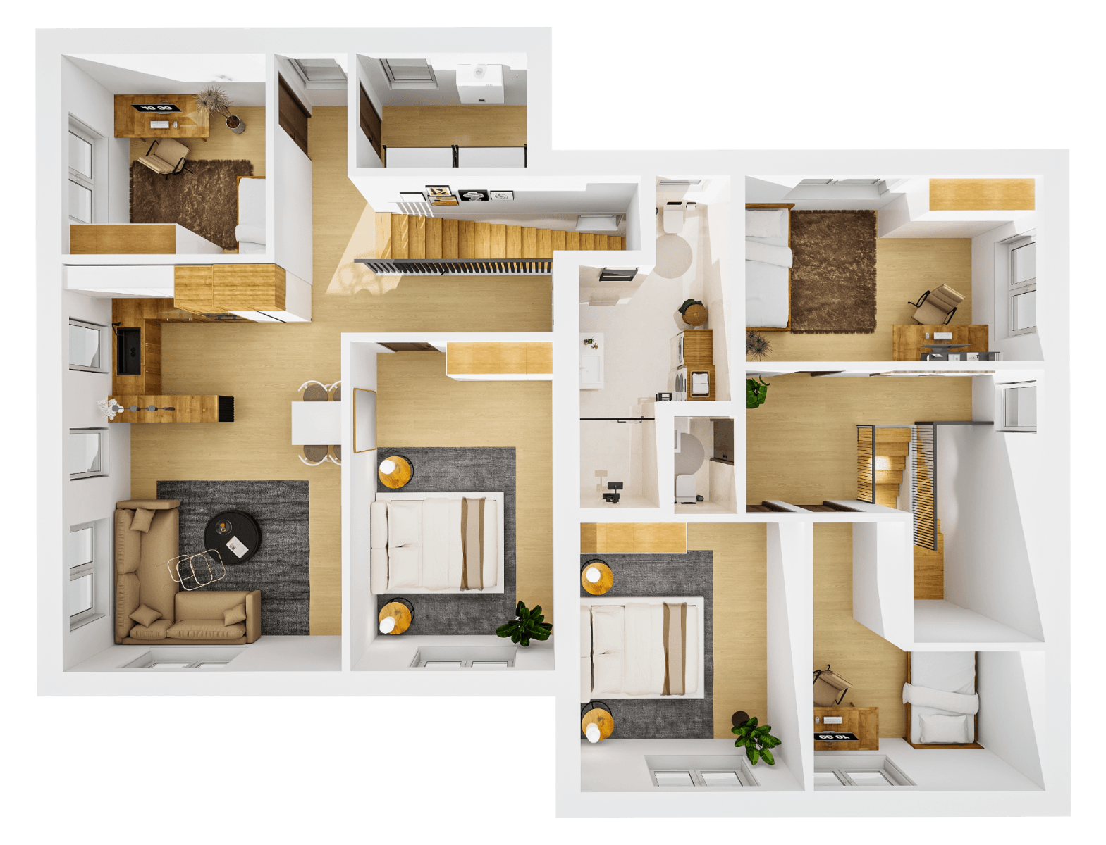 2 bedroom with open-plan kitchen flat for sale, 90 m², Tehov, Středočeský Region 2 bedroom with open-plan kitchen flat for sale, 90 m², Tehov, Středočeský Region