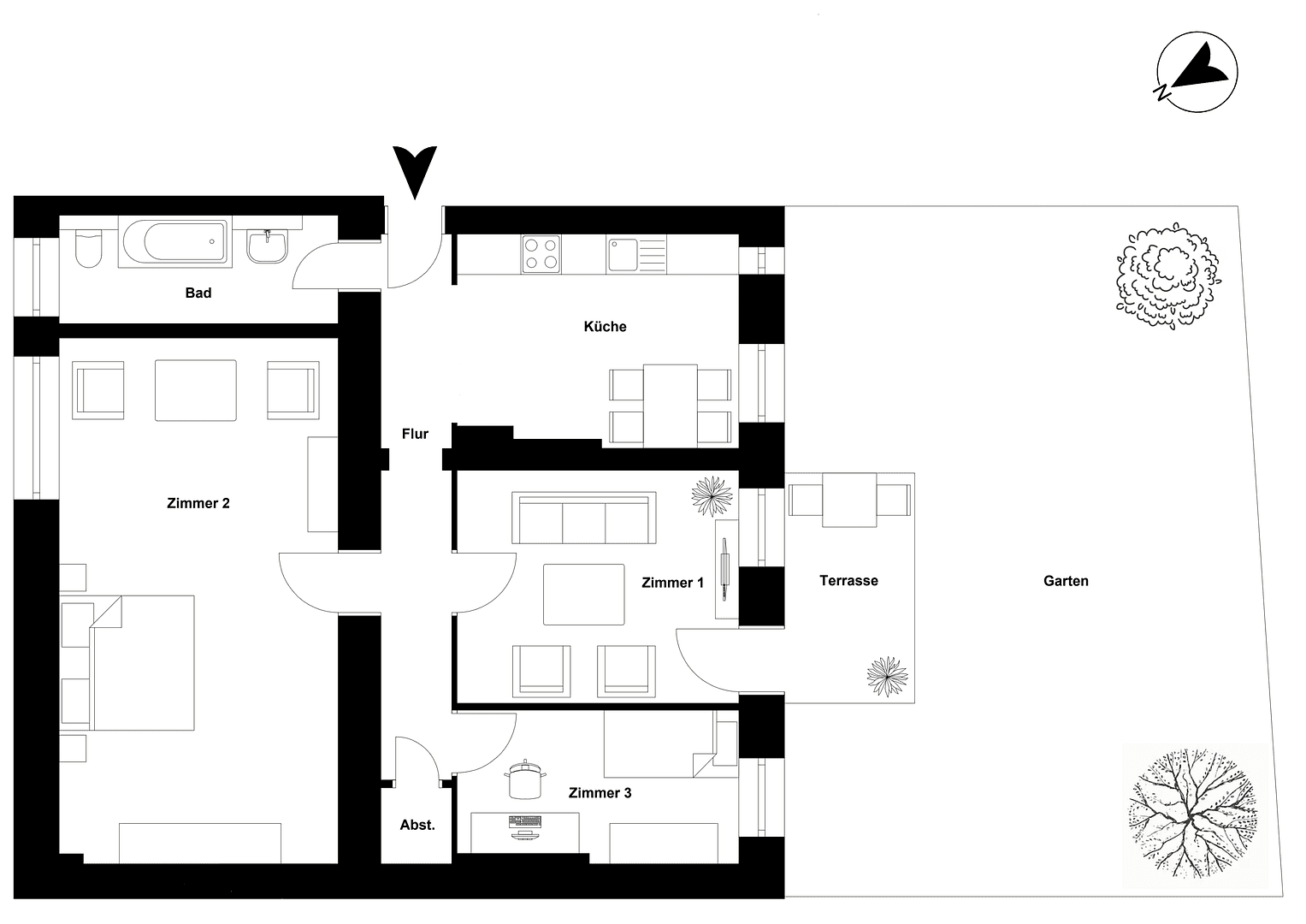 2 bedroom flat for sale, 93 m², Duncker Str. 20, Berlin, Berlin 2 bedroom flat for sale, 93 m², Duncker Str. 20, Berlin, Berlin
