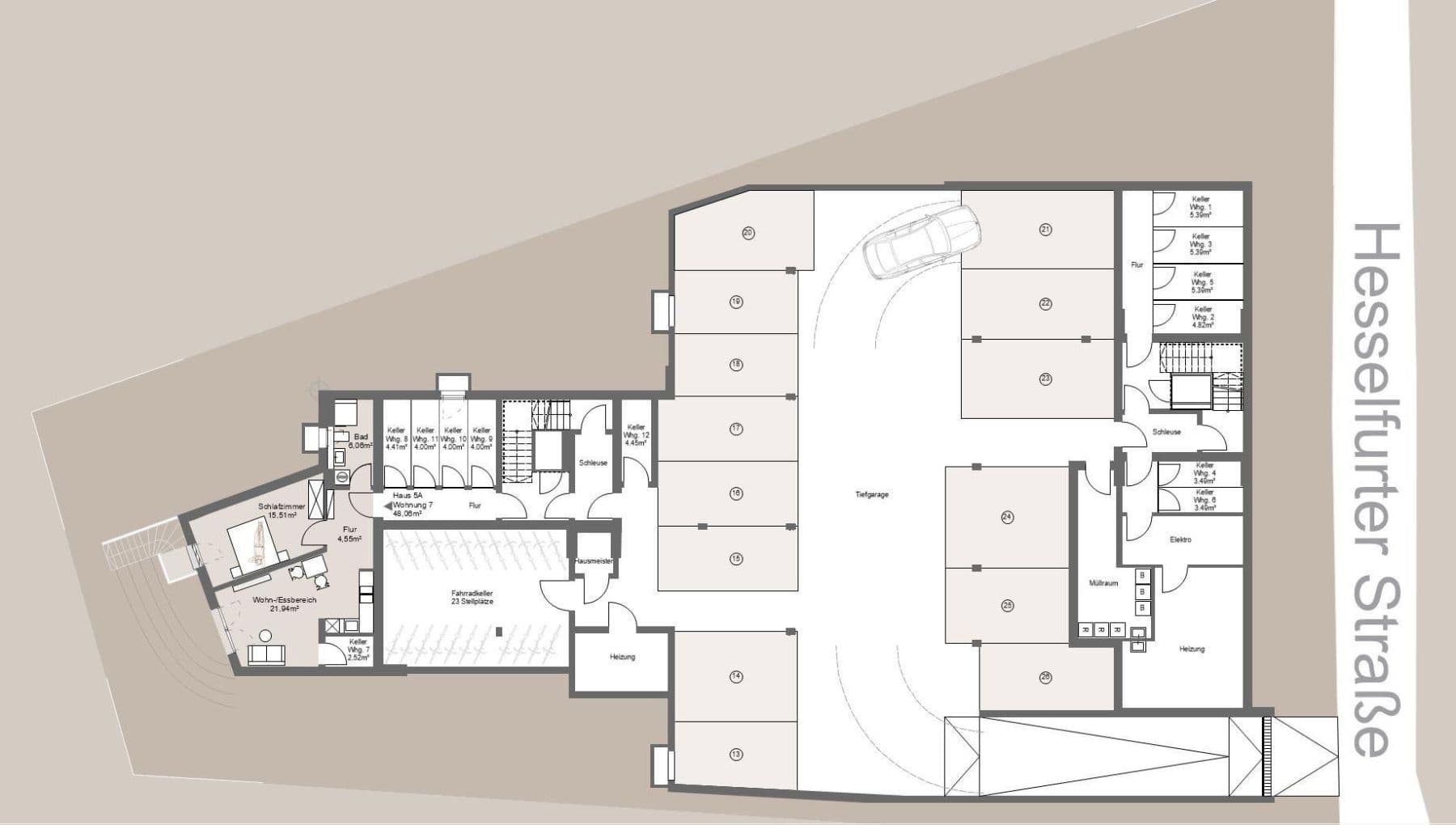 2 bedroom with open-plan kitchen flat for sale, 108 m², Grafing bei München, Bavaria 2 bedroom with open-plan kitchen flat for sale, 108 m², Grafing bei München, Bavaria