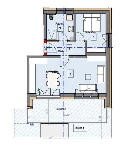 2 bedroom flat to rent, 66 m², Waldburg, Baden-Württemberg 2 bedroom flat to rent, 66 m², Waldburg, Baden-Württemberg