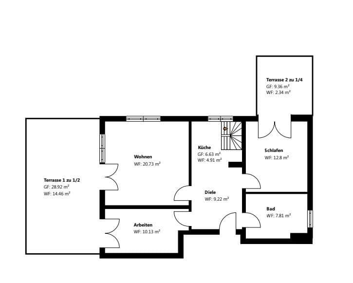 2 bedroom with open-plan kitchen flat for sale, 98 m², München, Bavaria 2 bedroom with open-plan kitchen flat for sale, 98 m², München, Bavaria
