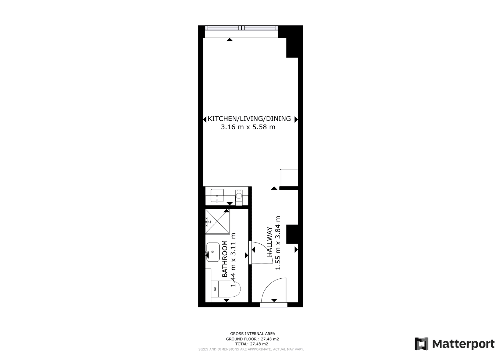 Studio flat to rent, 26 m², Peroutkova, Prague, Prague Studio flat to rent, 26 m², Peroutkova, Prague, Prague