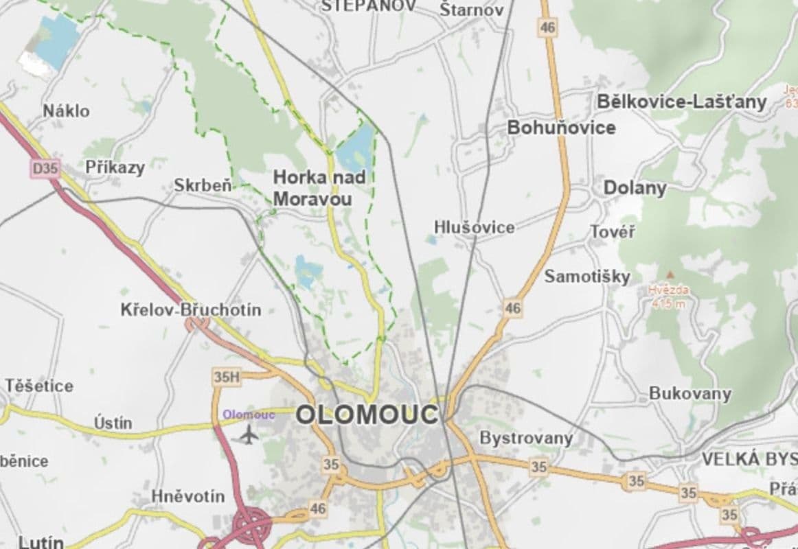 plot for sale, 1,986 m², Olomouc, Olomoucký Region plot for sale, 1,986 m², Olomouc, Olomoucký Region