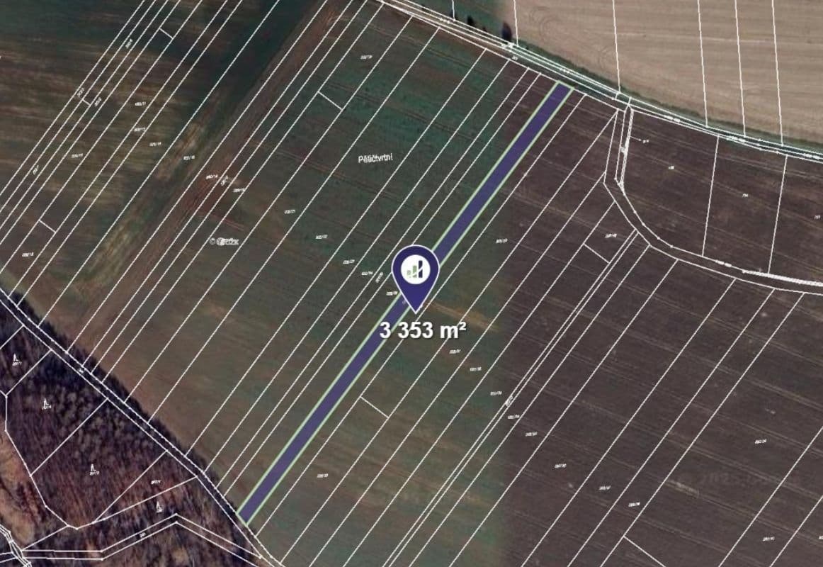 plot for sale, 3,353 m², Dobrčice, Olomoucký Region plot for sale, 3,353 m², Dobrčice, Olomoucký Region