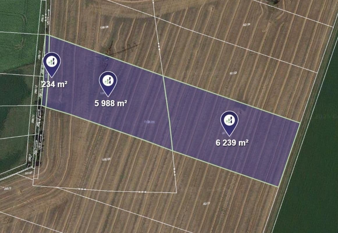 plot for sale, 16,402 m², Dobrovice, Středočeský Region plot for sale, 16,402 m², Dobrovice, Středočeský Region