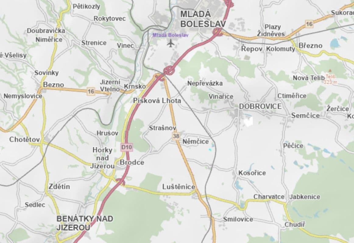 plot for sale, 16,402 m², Dobrovice, Středočeský Region plot for sale, 16,402 m², Dobrovice, Středočeský Region
