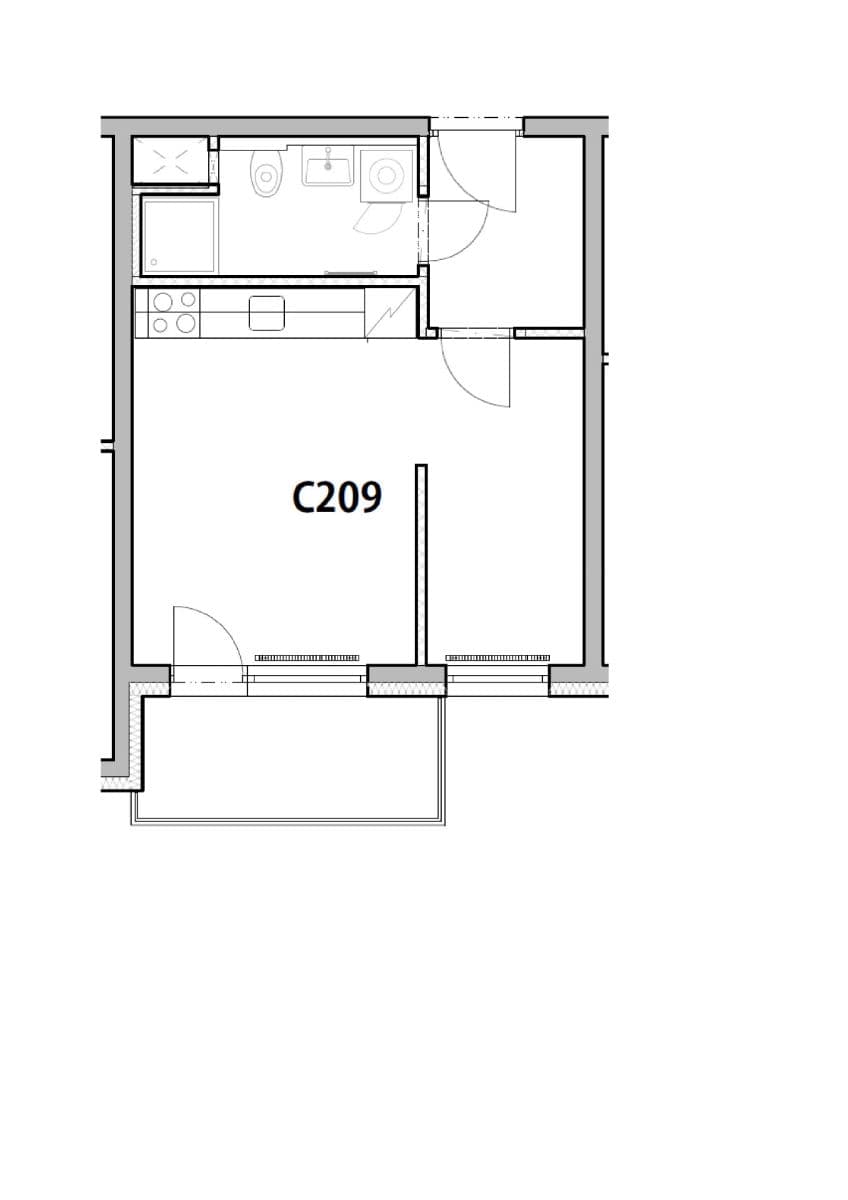 Studio flat to rent, 32 m², Fabiánové, Prague, Prague Studio flat to rent, 32 m², Fabiánové, Prague, Prague