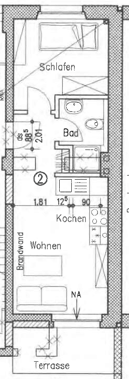 2 bedroom flat to rent, 34 m², Bochum, North Rhine-Westphalia 2 bedroom flat to rent, 34 m², Bochum, North Rhine-Westphalia