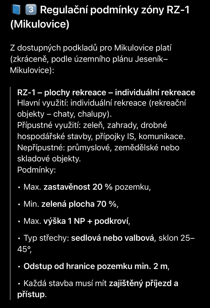 plot for sale, 529 m², Mikulovice, Olomoucký Region plot for sale, 529 m², Mikulovice, Olomoucký Region