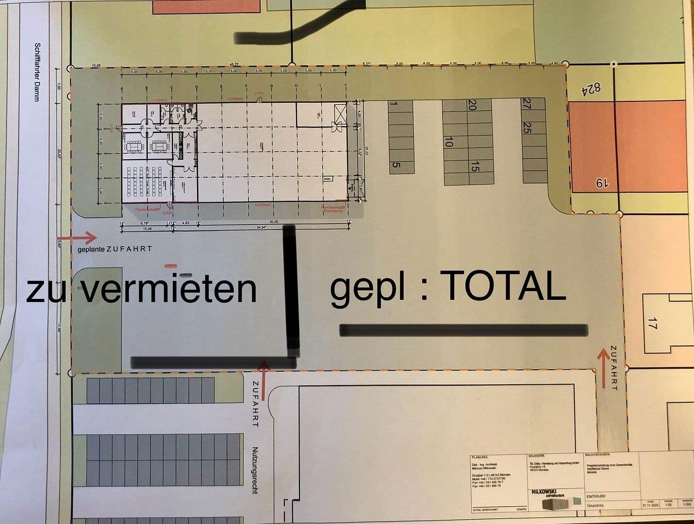 plot to rent, 1,000 m², An der Kleimannbrücke 5, Münster, North Rhine-Westphalia plot to rent, 1,000 m², An der Kleimannbrücke 5, Münster, North Rhine-Westphalia