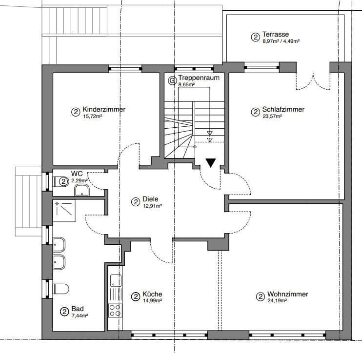 2 bedroom with open-plan kitchen flat for sale, 106 m², Mulheim an der Ruhr, North Rhine-Westphalia 2 bedroom with open-plan kitchen flat for sale, 106 m², Mulheim an der Ruhr, North Rhine-Westphalia