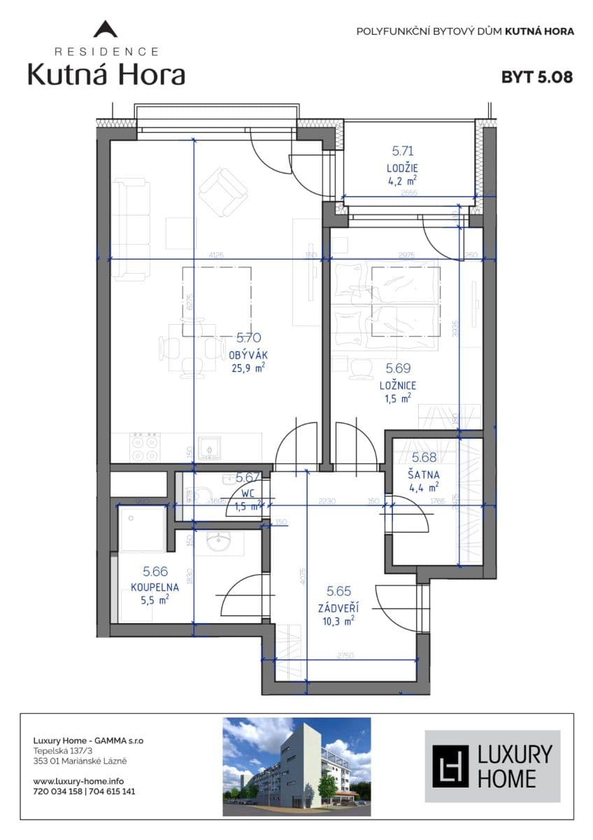 1 bedroom with open-plan kitchen flat to rent, 60 m², Za Lidkou, Kutná Hora, Středočeský Region 1 bedroom with open-plan kitchen flat to rent, 60 m², Za Lidkou, Kutná Hora, Středočeský Region