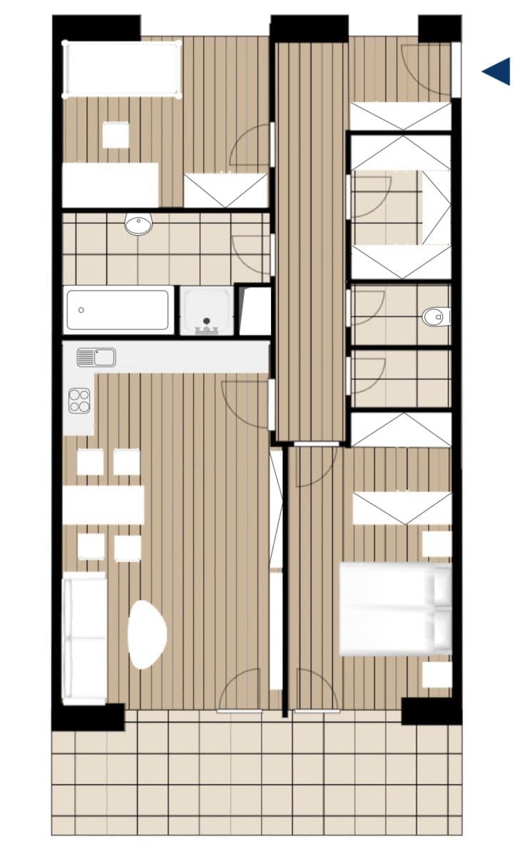 2 bedroom with open-plan kitchen flat for sale, 78 m², Na Roudné, Plzeň, Plzeňský Region 2 bedroom with open-plan kitchen flat for sale, 78 m², Na Roudné, Plzeň, Plzeňský Region