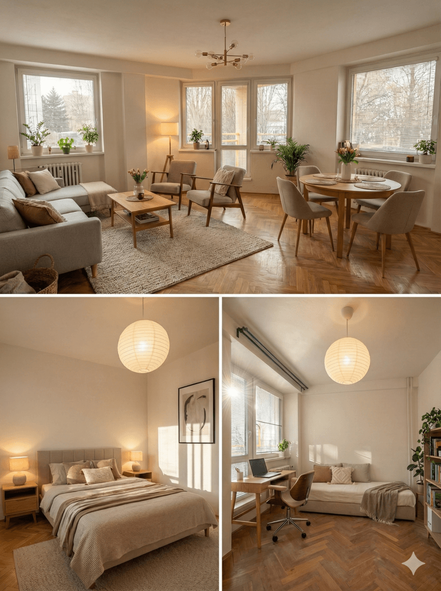 2 bedroom with open-plan kitchen flat to rent, 77 m², Ke Dvoru, Prague, Prague 2 bedroom with open-plan kitchen flat to rent, 77 m², Ke Dvoru, Prague, Prague
