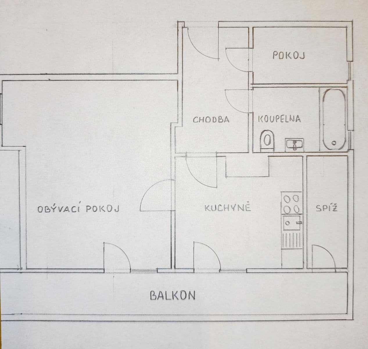 2 bedroom flat to rent, 54 m², Mladých, Prague, Prague 2 bedroom flat to rent, 54 m², Mladých, Prague, Prague