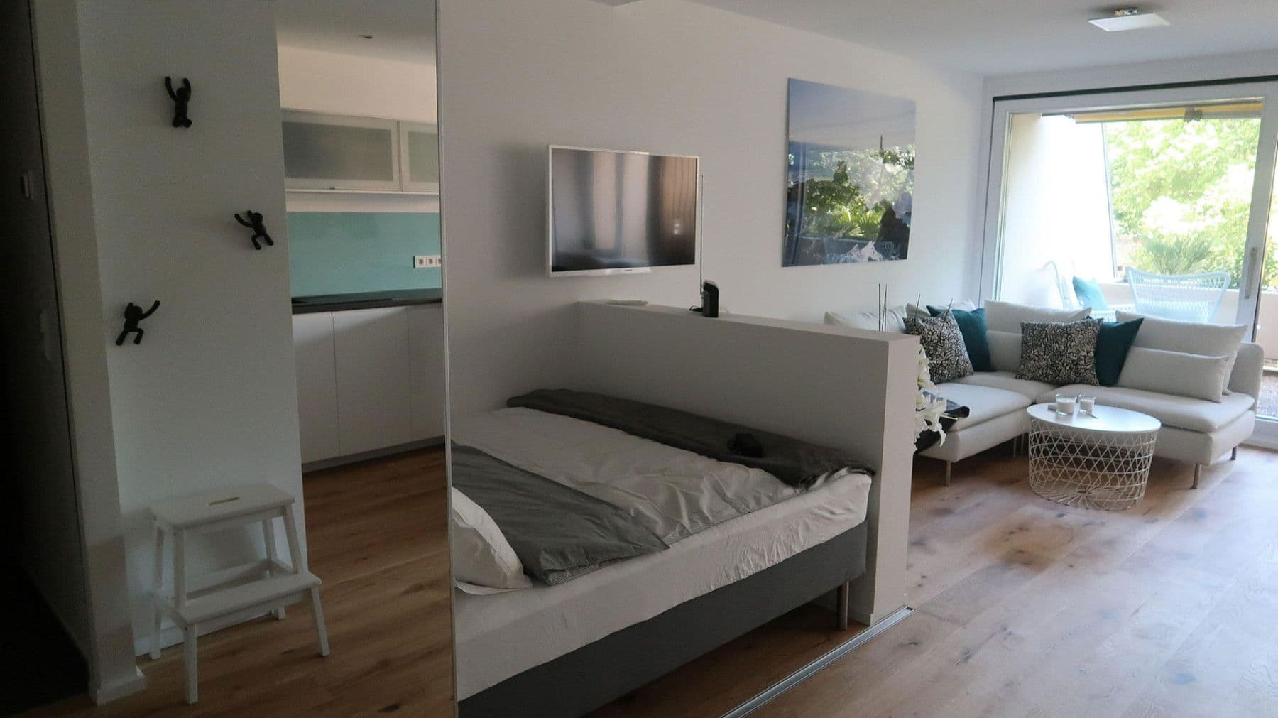 Studio flat to rent, 49 m², Neckarpromenade 16, Mannheim, Baden-Württemberg Studio flat to rent, 49 m², Neckarpromenade 16, Mannheim, Baden-Württemberg