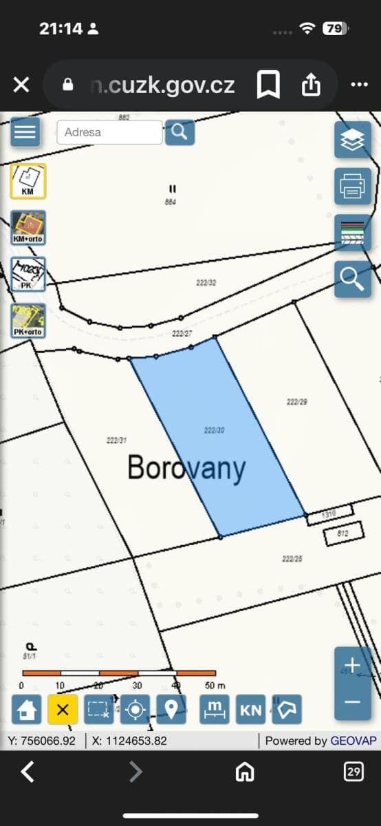 plot for sale, 1,131 m², Borovany, Jihočeský Region plot for sale, 1,131 m², Borovany, Jihočeský Region