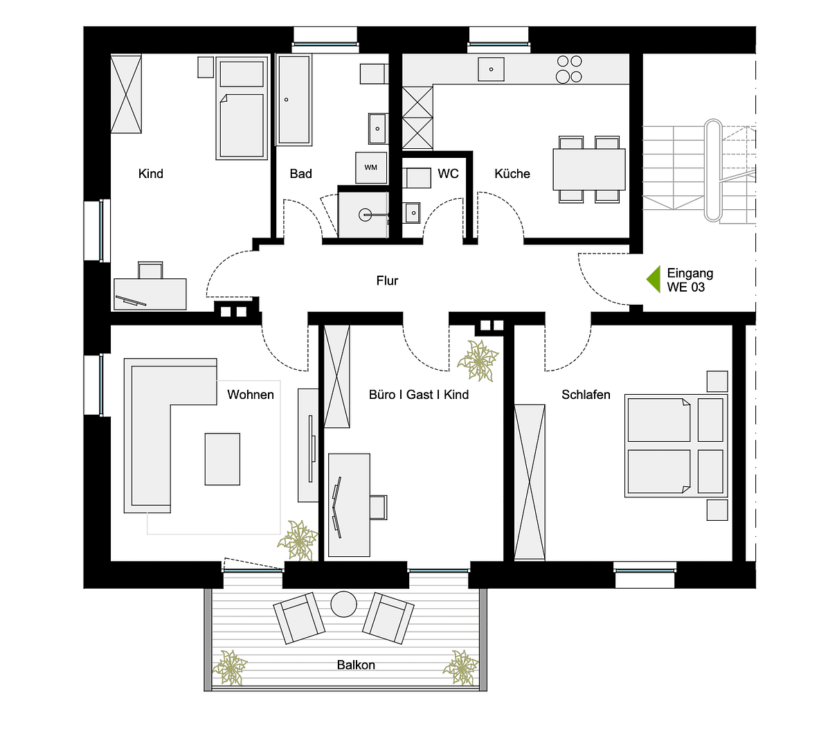 4 bedroom flat for sale, 108 m², Hof, Bavaria 4 bedroom flat for sale, 108 m², Hof, Bavaria