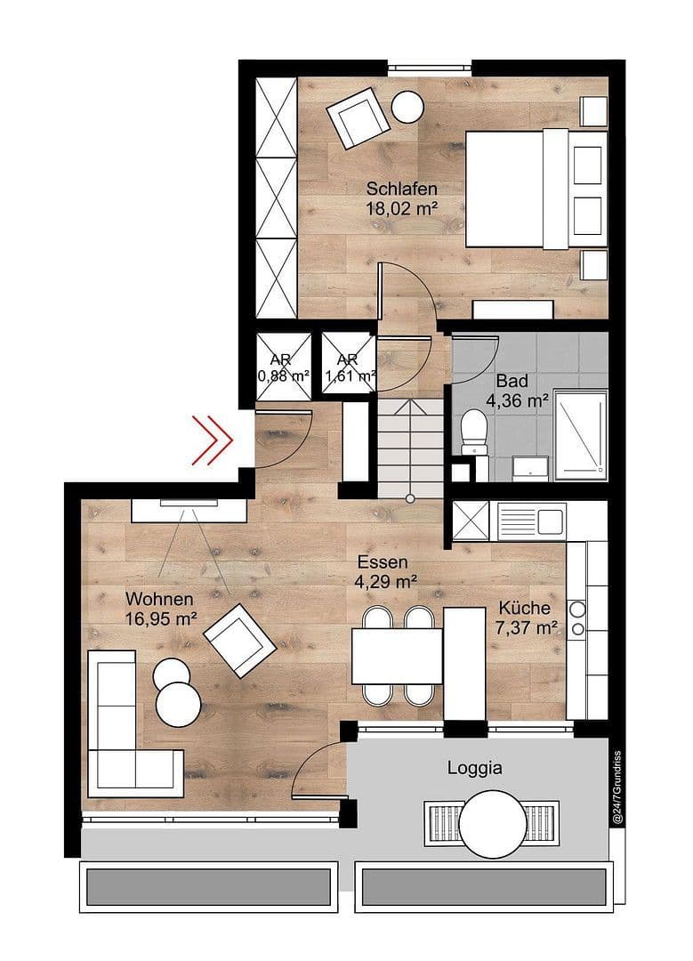 2 bedroom flat for sale, 59 m², Bodelschwinghstr., Amberg, Bavaria 2 bedroom flat for sale, 59 m², Bodelschwinghstr., Amberg, Bavaria
