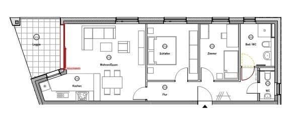 3 bedroom flat to rent, 85 m², Stuttgart, Baden-Württemberg 3 bedroom flat to rent, 85 m², Stuttgart, Baden-Württemberg
