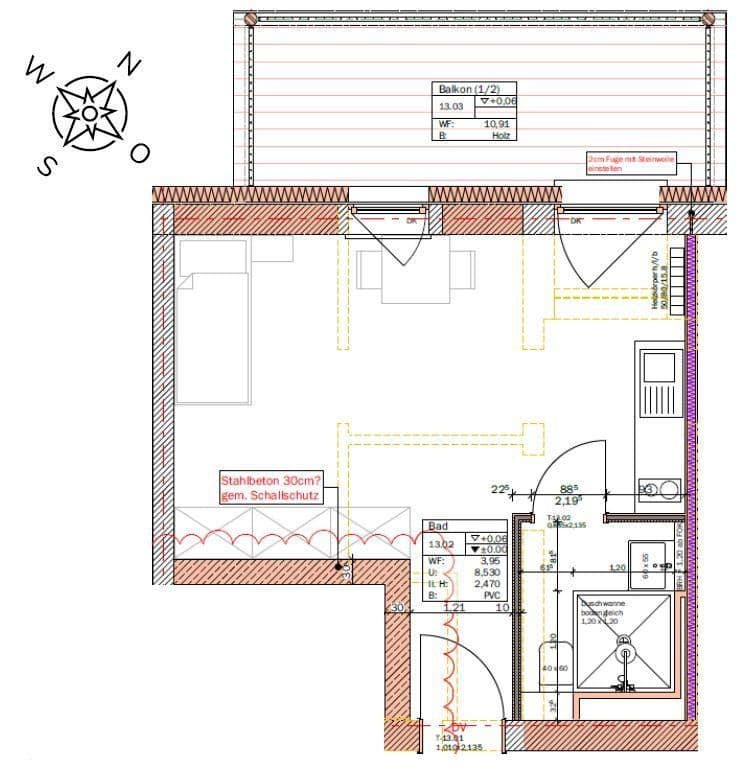 1 bedroom flat to rent, 32 m², Krankenhausstraße, Nabburg, Bavaria 1 bedroom flat to rent, 32 m², Krankenhausstraße, Nabburg, Bavaria