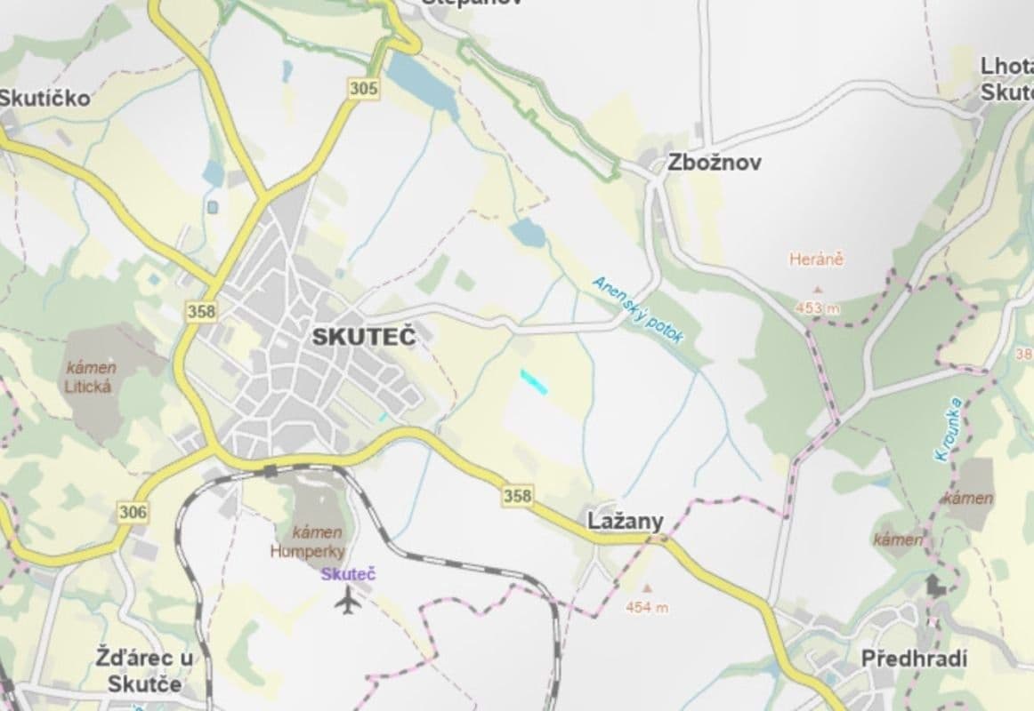 plot for sale, 4,186 m², Skuteč, Pardubický Region plot for sale, 4,186 m², Skuteč, Pardubický Region