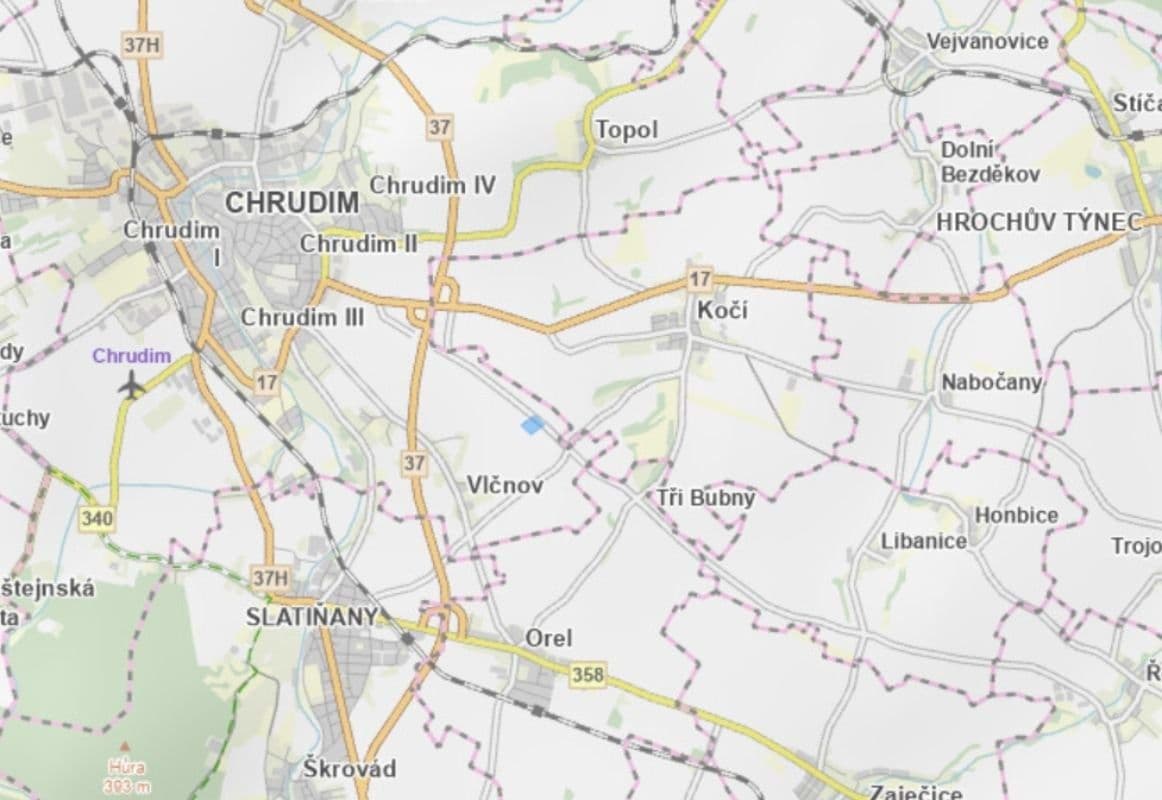 plot for sale, 907 m², Chrudim, Pardubický Region plot for sale, 907 m², Chrudim, Pardubický Region