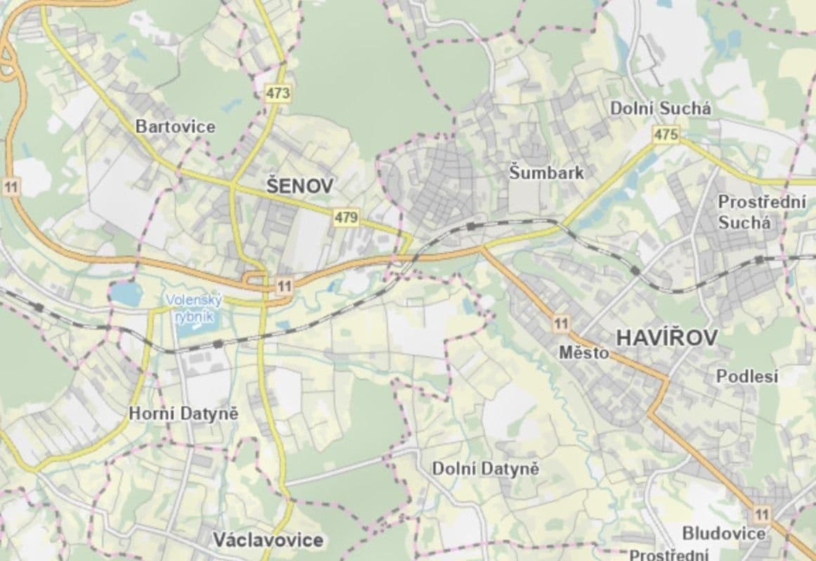 plot for sale, 2,617 m², Šenov, Moravskoslezský Region plot for sale, 2,617 m², Šenov, Moravskoslezský Region