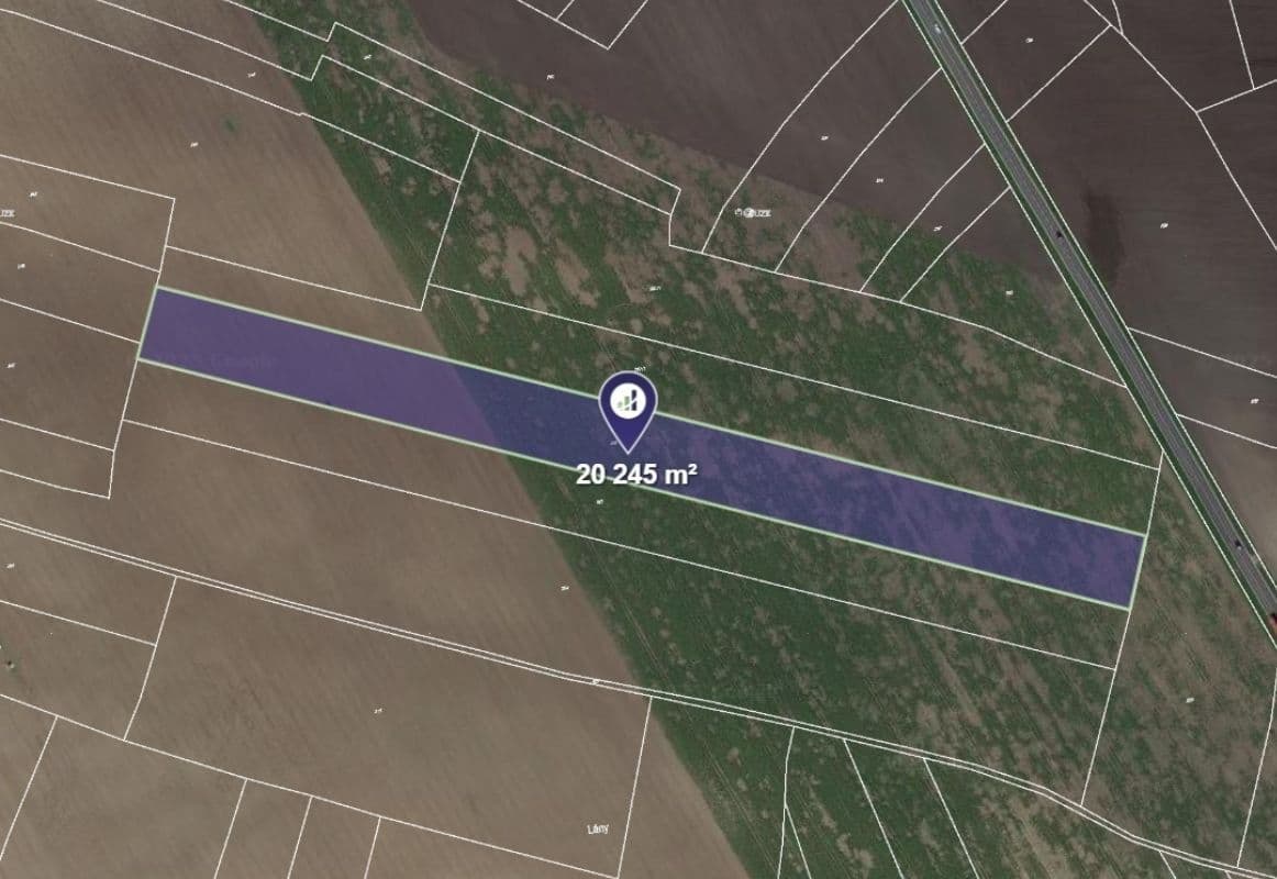 plot for sale, 6,748 m², Luštěnice, Středočeský Region plot for sale, 6,748 m², Luštěnice, Středočeský Region