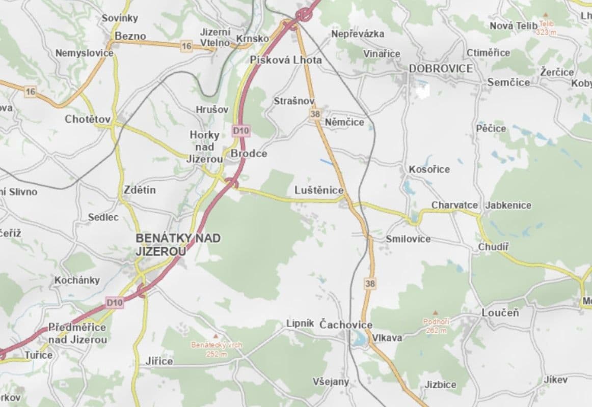 plot for sale, 6,748 m², Luštěnice, Středočeský Region plot for sale, 6,748 m², Luštěnice, Středočeský Region