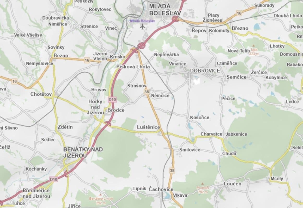 plot for sale, 2,815 m², Luštěnice, Středočeský Region plot for sale, 2,815 m², Luštěnice, Středočeský Region