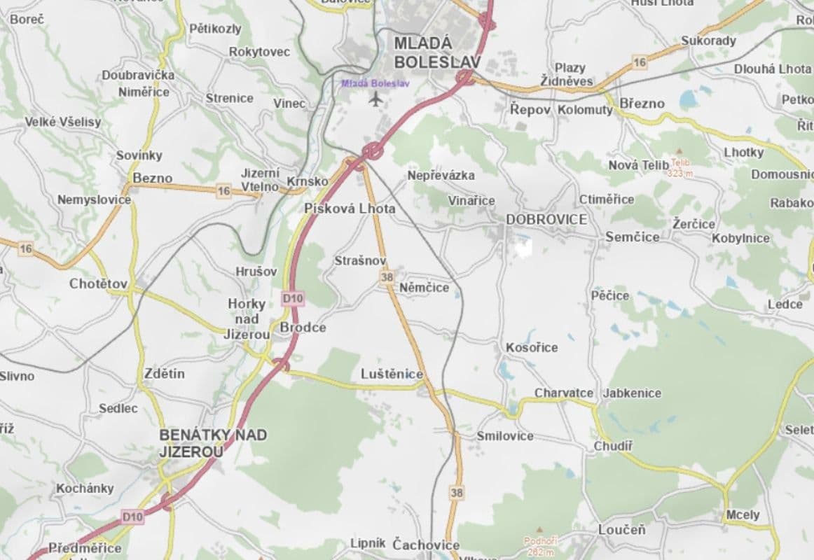 plot for sale, 1,138 m², Luštěnice, Středočeský Region plot for sale, 1,138 m², Luštěnice, Středočeský Region