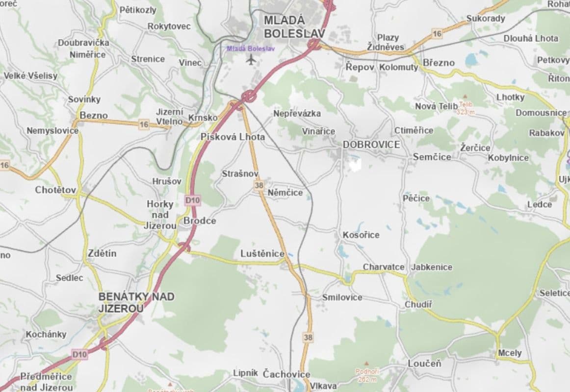 plot for sale, 3,347 m², Luštěnice, Středočeský Region plot for sale, 3,347 m², Luštěnice, Středočeský Region