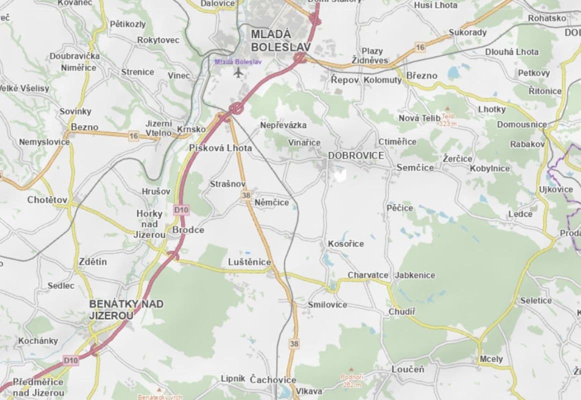 plot for sale, 7,261 m², Luštěnice, Středočeský Region plot for sale, 7,261 m², Luštěnice, Středočeský Region