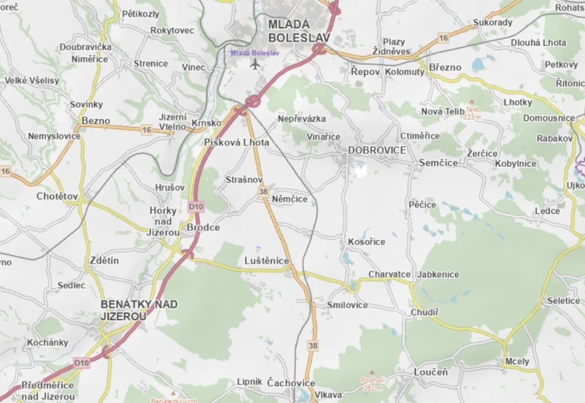 plot for sale, 2,849 m², Luštěnice, Středočeský Region plot for sale, 2,849 m², Luštěnice, Středočeský Region