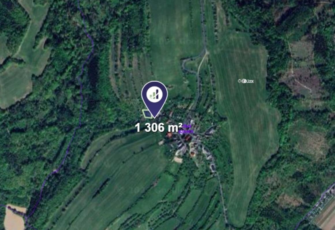 plot for sale, 1,306 m², Dlouhá Loučka, Olomoucký Region plot for sale, 1,306 m², Dlouhá Loučka, Olomoucký Region