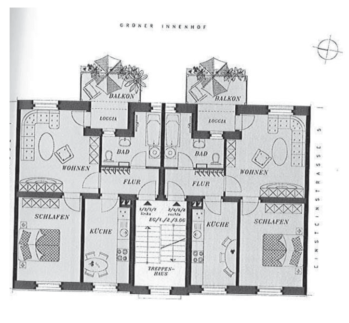 2 bedroom flat to rent, 52 m², Einsteinstraße 3, Leipzig, Saxony 2 bedroom flat to rent, 52 m², Einsteinstraße 3, Leipzig, Saxony