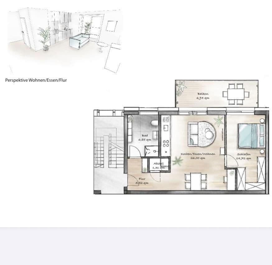 2 bedroom flat to rent, 62 m², Marshall-Heights-Ring 4, Kitzingen, Bavaria 2 bedroom flat to rent, 62 m², Marshall-Heights-Ring 4, Kitzingen, Bavaria