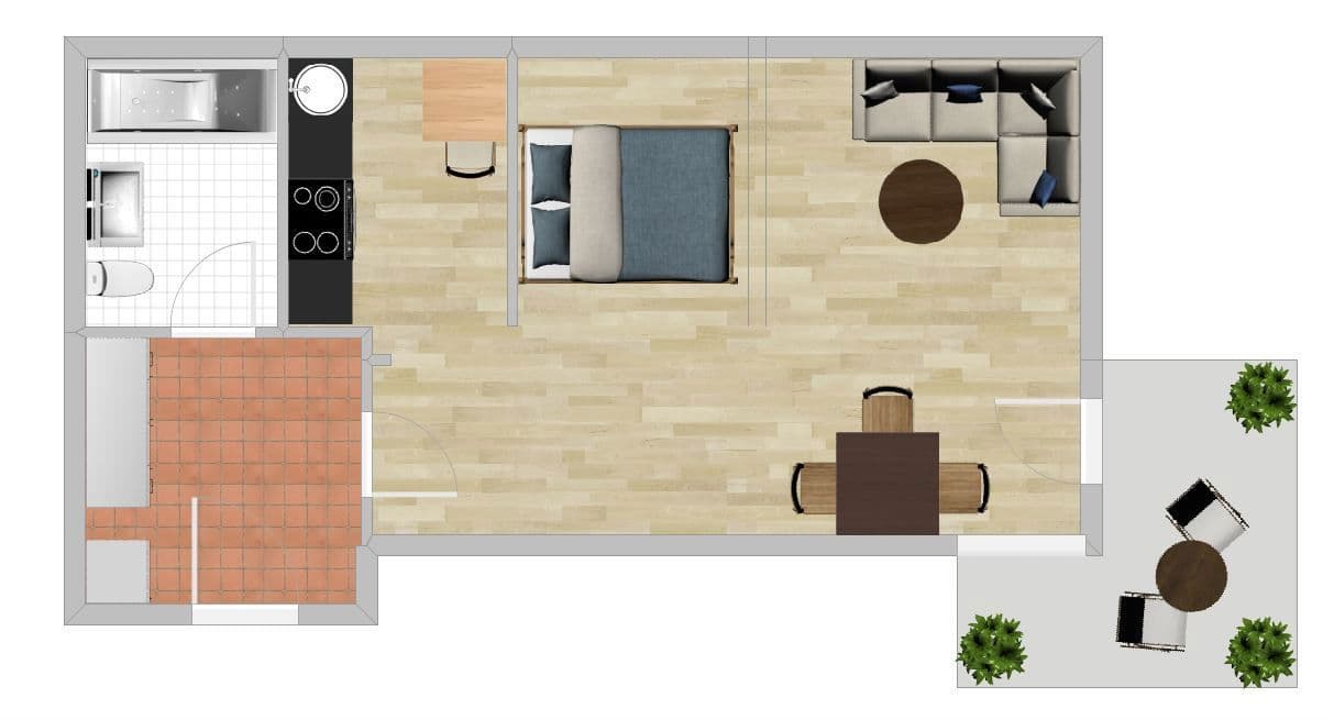 1 bedroom flat to rent, 43 m², Adlzreiterstraße 16, München, Bavaria 1 bedroom flat to rent, 43 m², Adlzreiterstraße 16, München, Bavaria