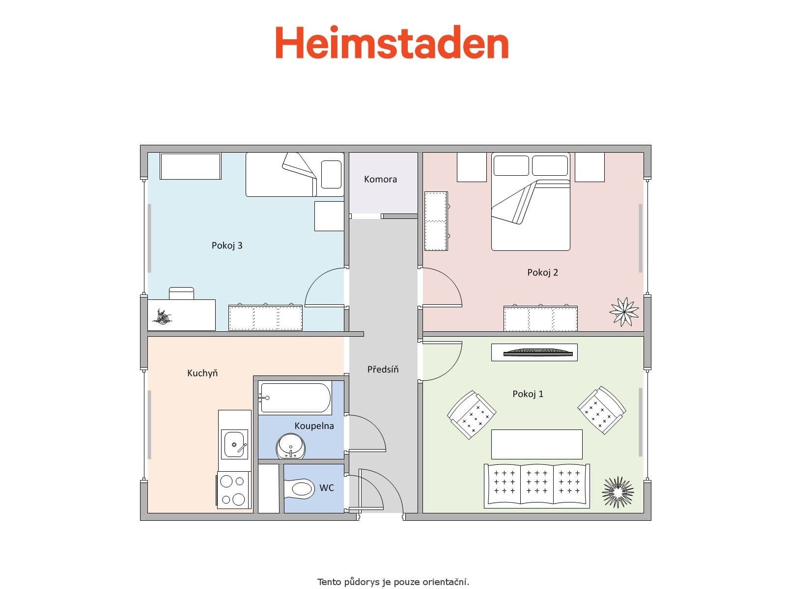 3 bedroom flat to rent, 74 m², Prameny, Karviná, Moravskoslezský Region 3 bedroom flat to rent, 74 m², Prameny, Karviná, Moravskoslezský Region