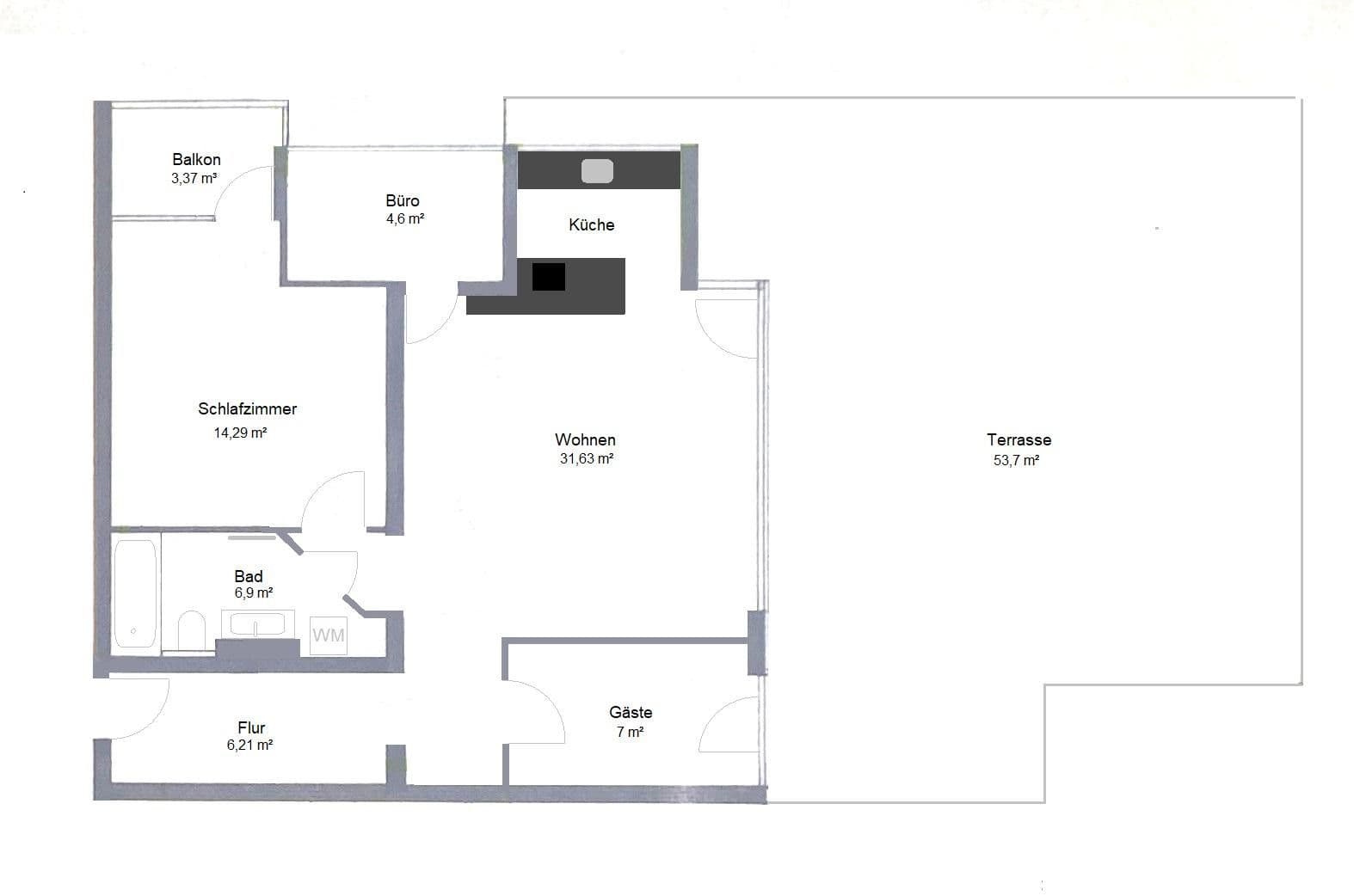 2 bedroom with open-plan kitchen flat for sale, 100 m², Paul-Sorge-Straße 142b, Hamburg, Hamburg 2 bedroom with open-plan kitchen flat for sale, 100 m², Paul-Sorge-Straße 142b, Hamburg, Hamburg