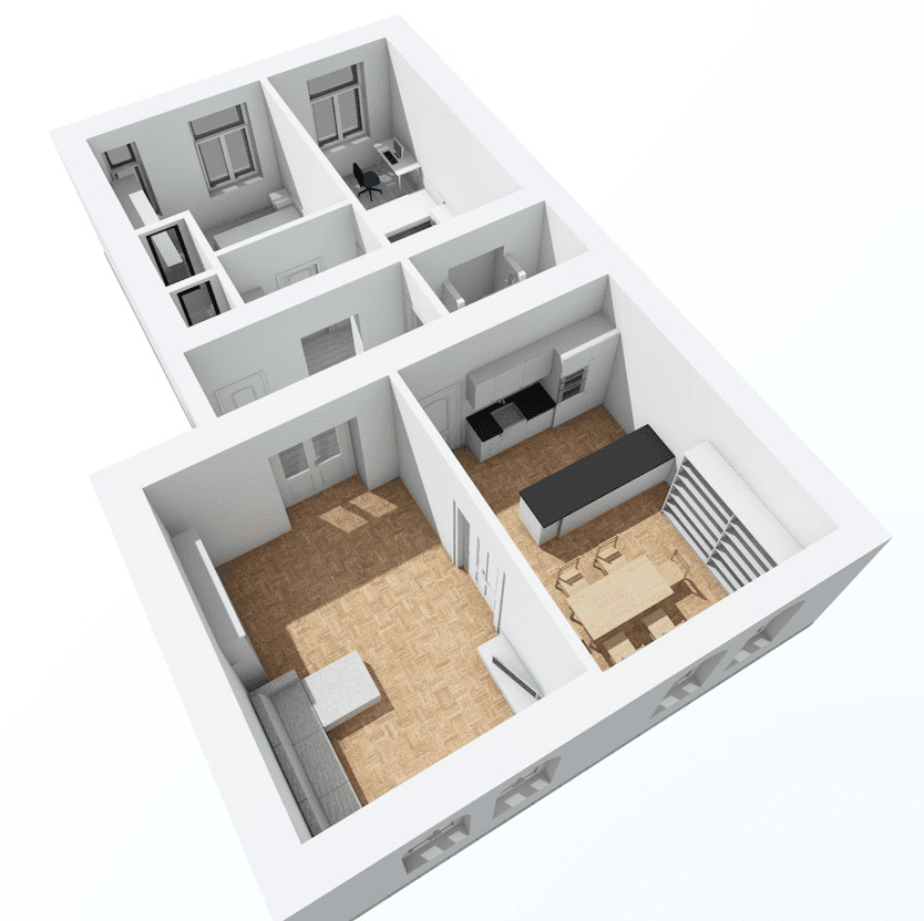 3 bedroom with open-plan kitchen flat for sale, 93 m², Ostrovského, Prague, Prague 3 bedroom with open-plan kitchen flat for sale, 93 m², Ostrovského, Prague, Prague