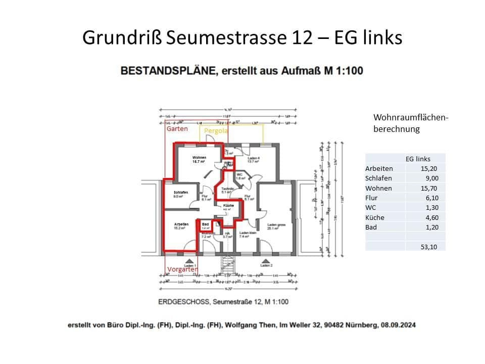 3 bedroom flat to rent, 54 m², Seumestrasse 12, Hamburg Eilbek, Hamburg 3 bedroom flat to rent, 54 m², Seumestrasse 12, Hamburg Eilbek, Hamburg