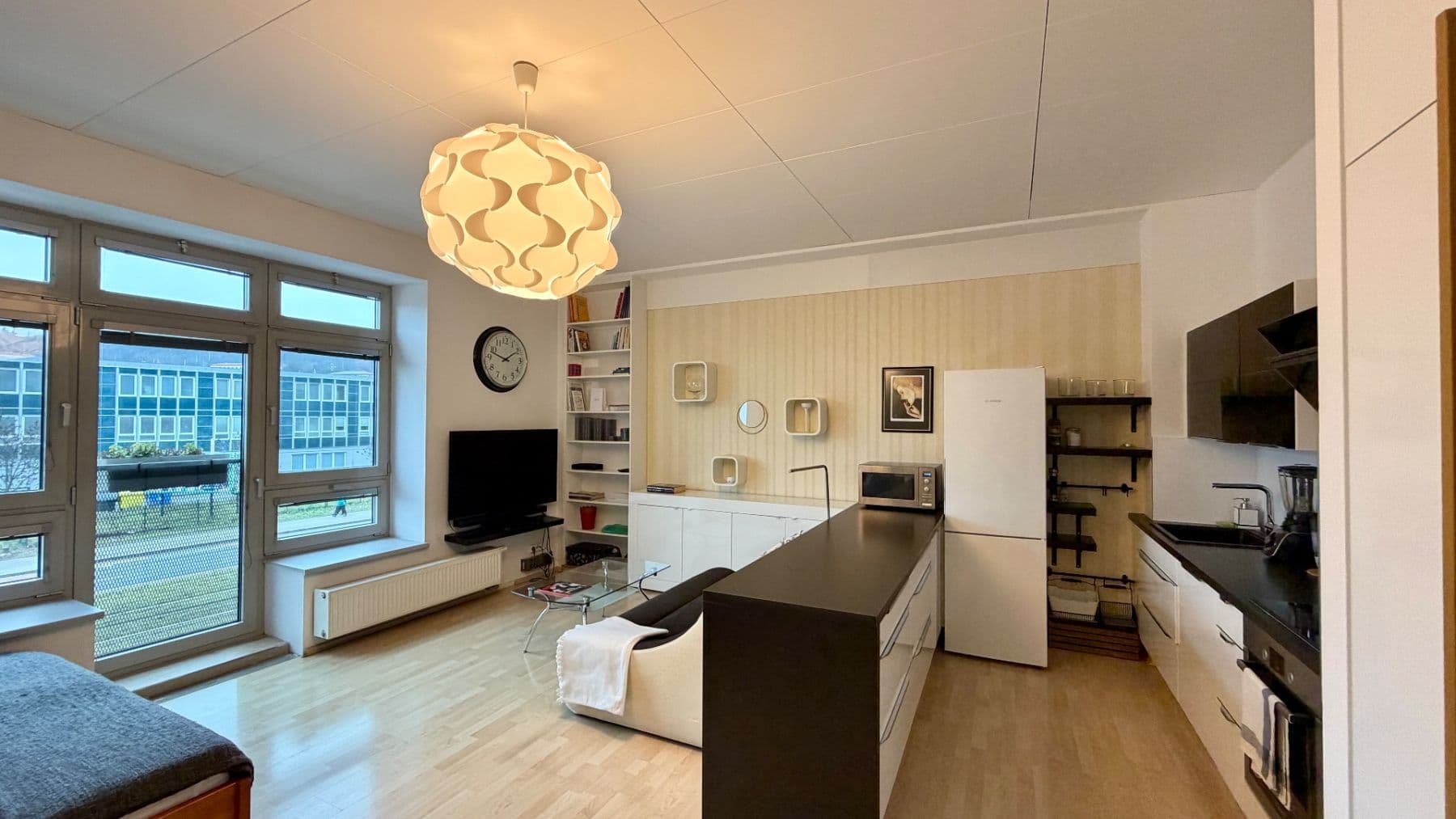 Studio flat to rent, 43 m², Českomoravská, Prague, Prague Studio flat to rent, 43 m², Českomoravská, Prague, Prague