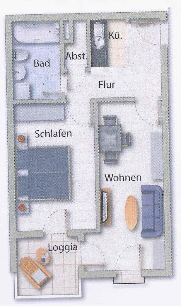 2 bedroom flat to rent, 44 m², Rheinäuser Str. 103, Mannheim, Baden-Württemberg 2 bedroom flat to rent, 44 m², Rheinäuser Str. 103, Mannheim, Baden-Württemberg