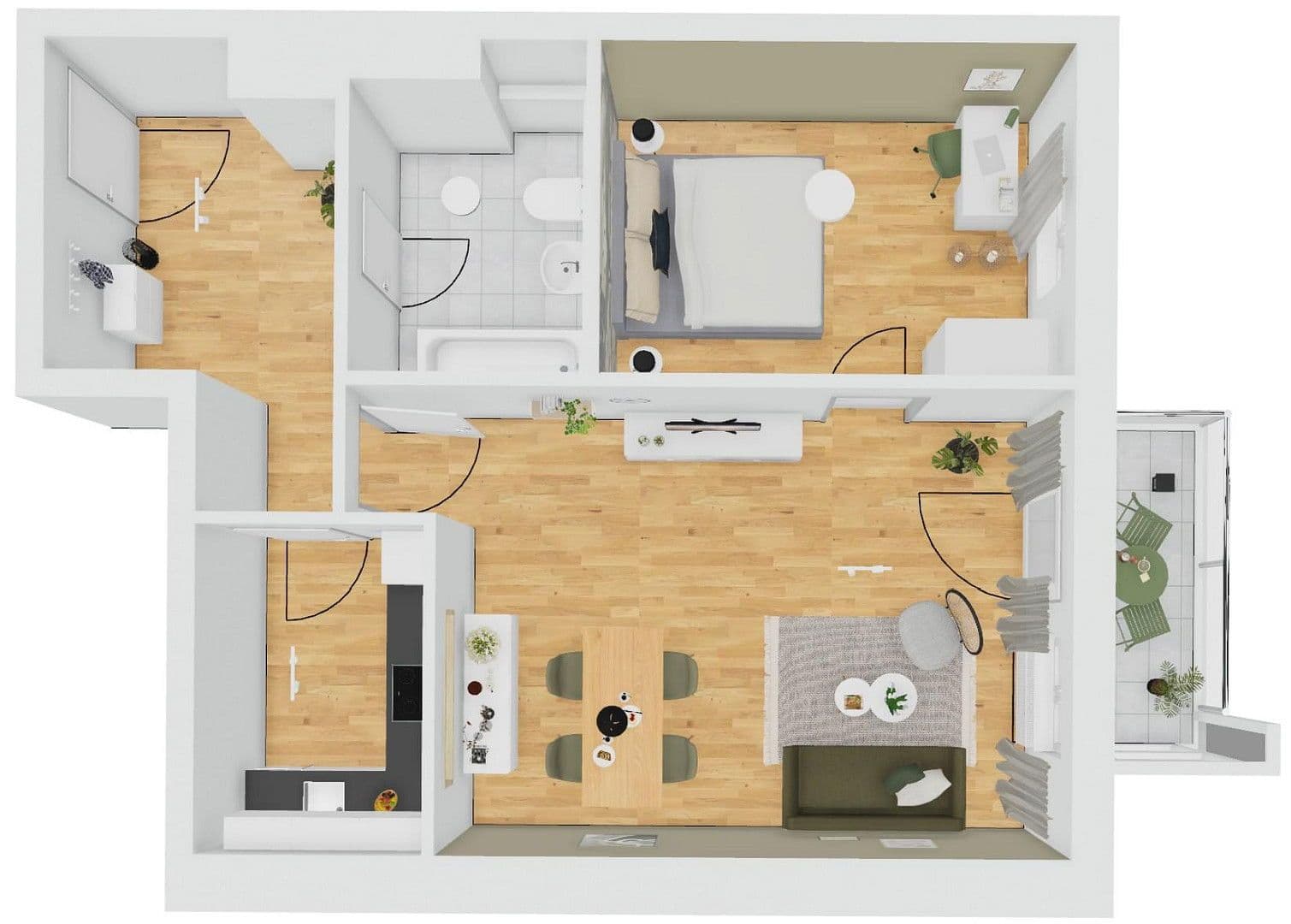 2 bedroom flat to rent, 62 m², Am Hohlweg 1, Gersthofen, Bavaria 2 bedroom flat to rent, 62 m², Am Hohlweg 1, Gersthofen, Bavaria