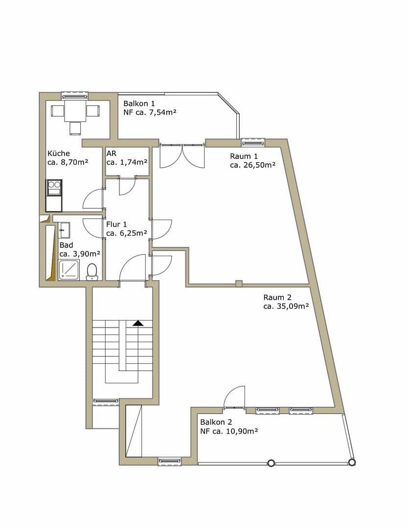 1 bedroom with open-plan kitchen flat to rent, 88 m², Kronberg im Taunus, Hesse 1 bedroom with open-plan kitchen flat to rent, 88 m², Kronberg im Taunus, Hesse