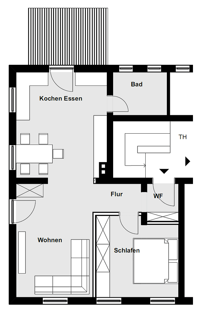 1 bedroom with open-plan kitchen flat to rent, 58 m², Feldkirchen-Westerham, Bavaria 1 bedroom with open-plan kitchen flat to rent, 58 m², Feldkirchen-Westerham, Bavaria