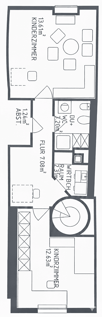 4 bedroom flat to rent, 129 m², Ostfildern, Baden-Württemberg 4 bedroom flat to rent, 129 m², Ostfildern, Baden-Württemberg