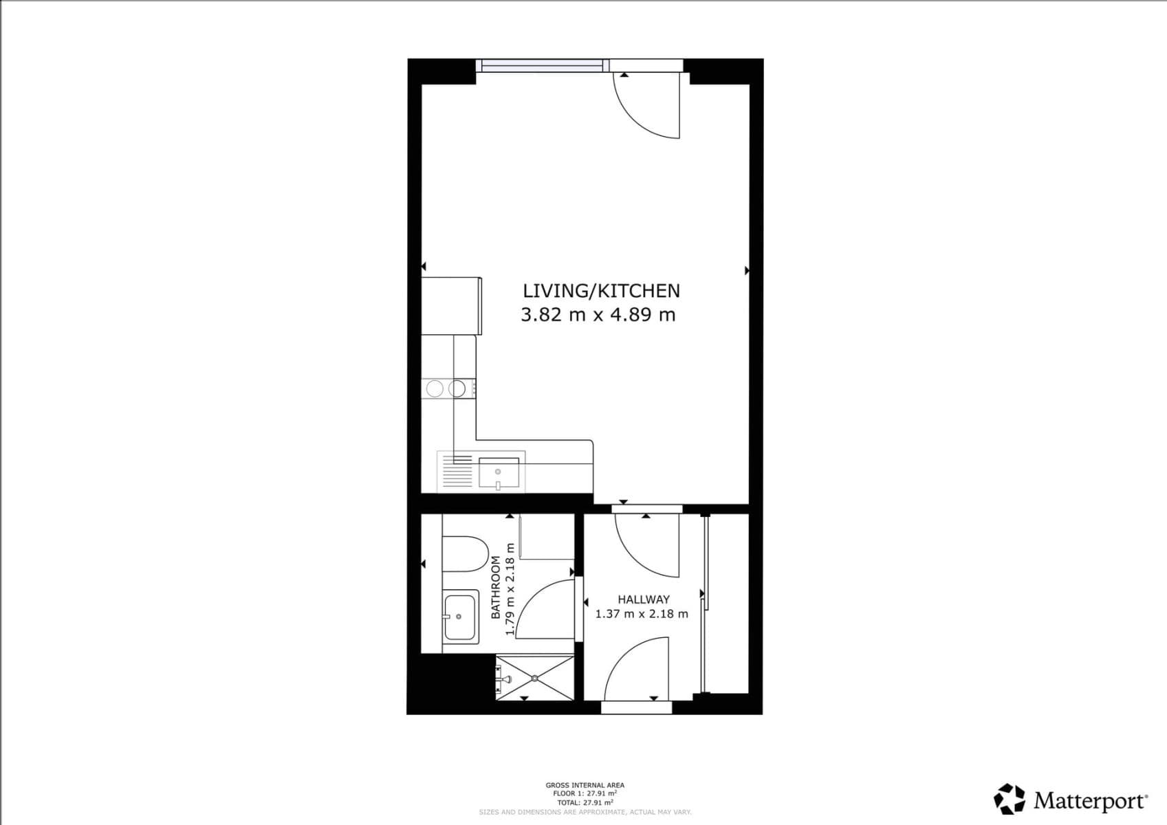 Studio flat to rent, 27 m², Hasilova, Prague, Prague Studio flat to rent, 27 m², Hasilova, Prague, Prague